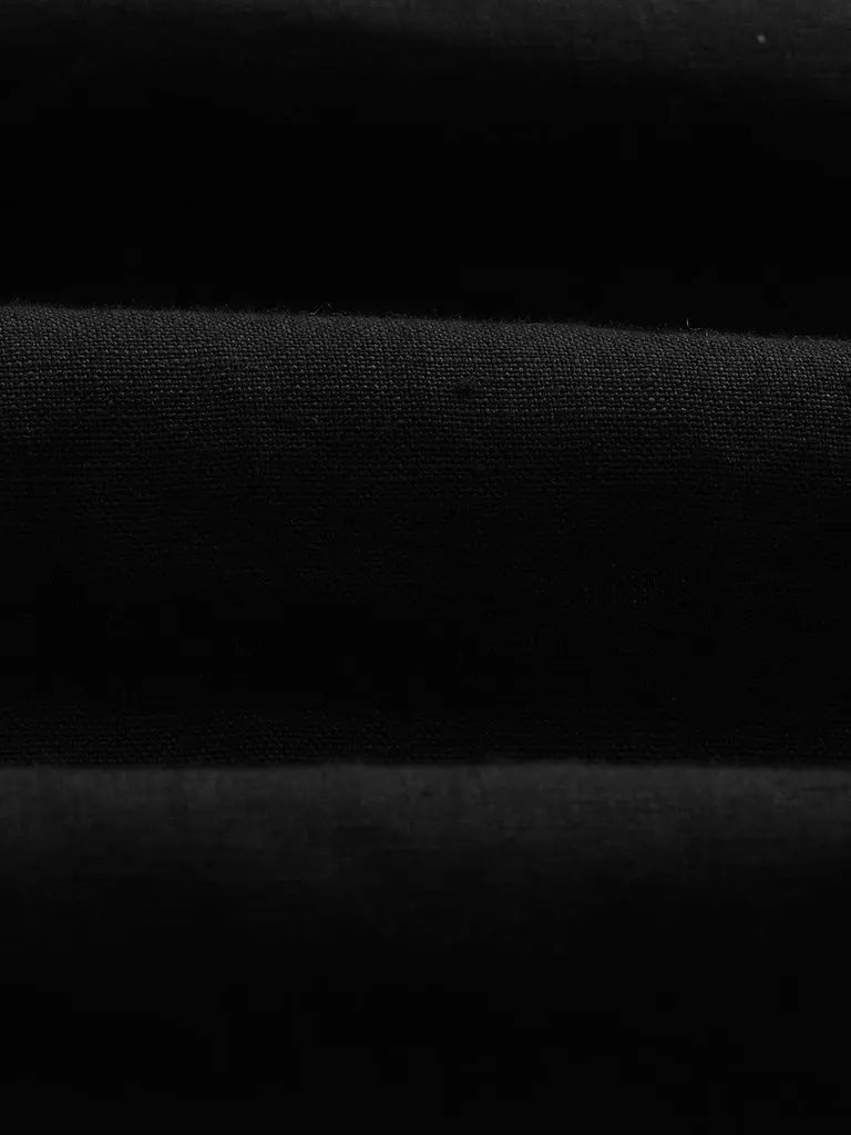 Kurt Trouser- Black Washed Linen Wax London Pants