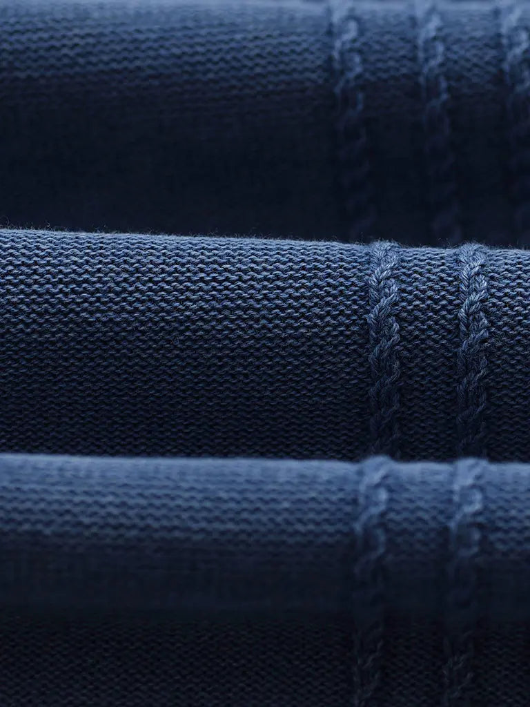 Ivy- Washed Blue Cotton Knit Wax London Shirts
