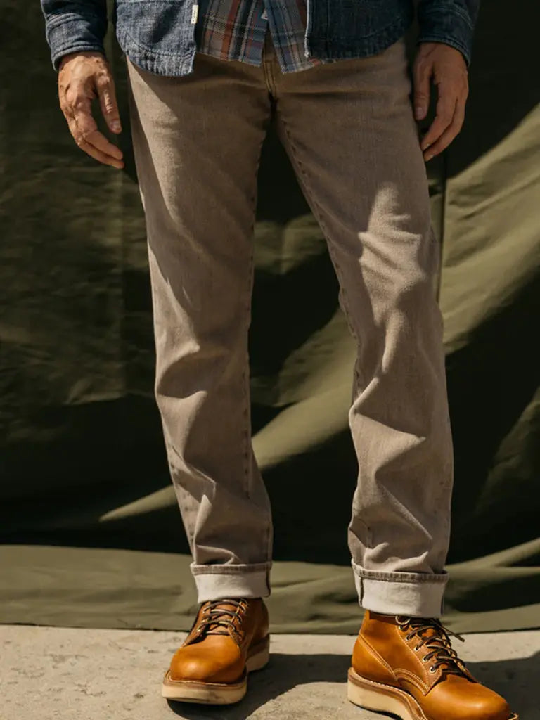 Hammer Straight- 10.5oz Dusty Brown Hiroshi KATO