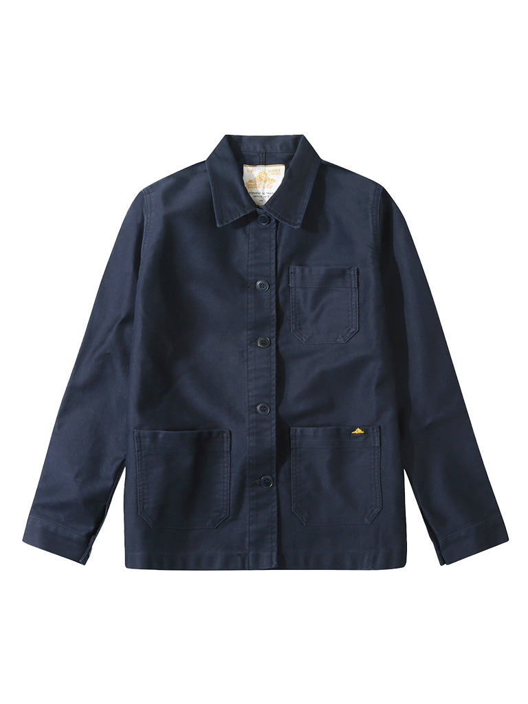 The Authentic Work Jacket- Navy Le Mont St Michel Jackets