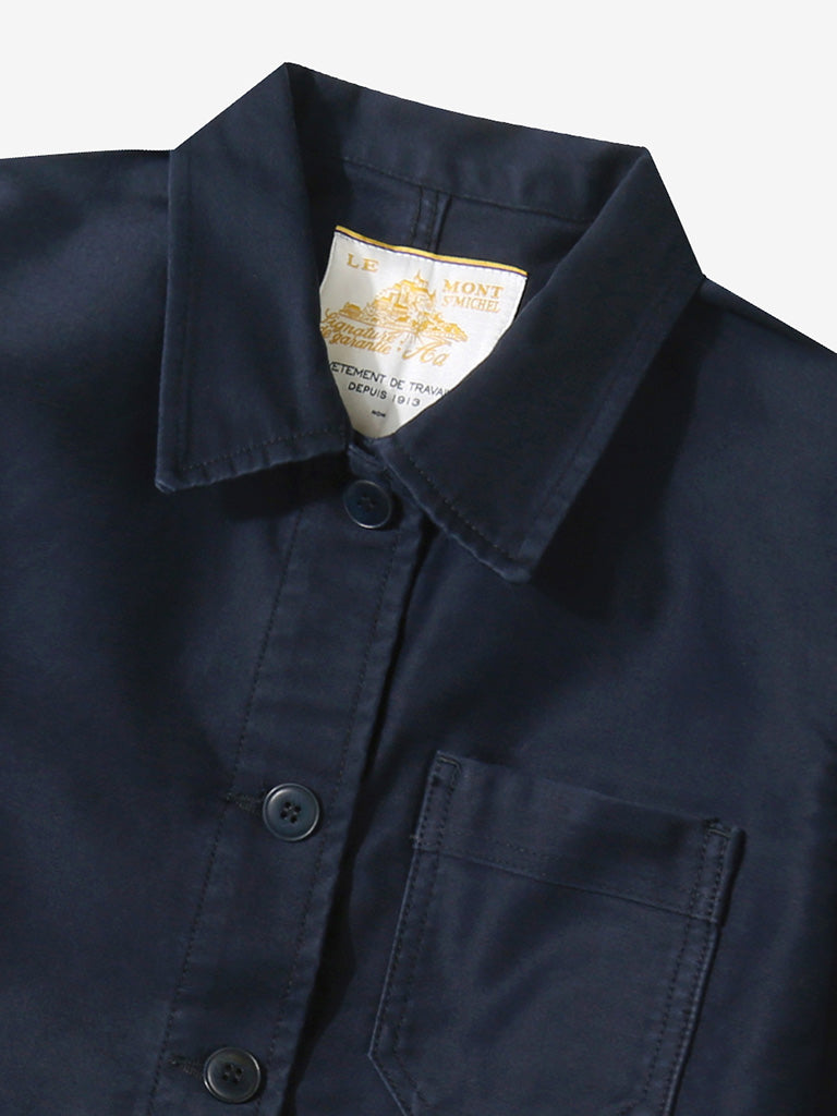 The Authentic Work Jacket- Navy Le Mont St Michel Jackets