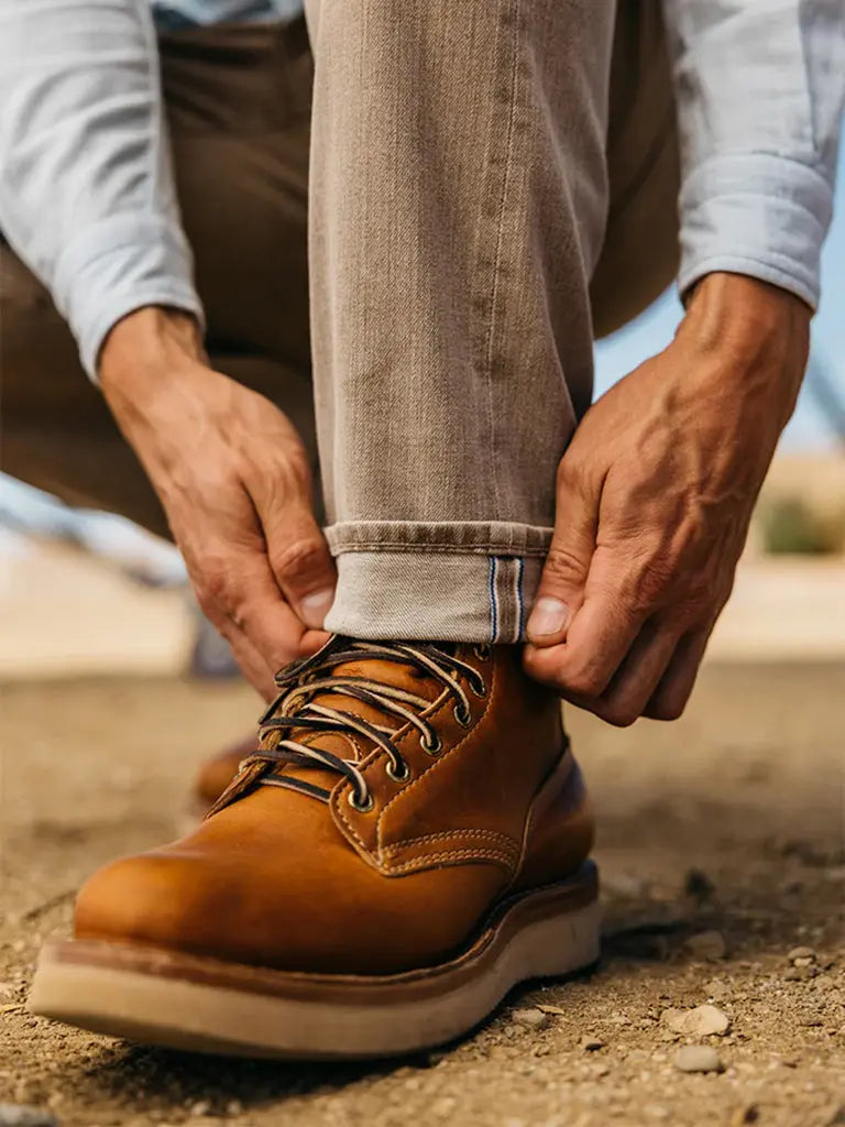 Hammer Straight- 10.5oz Dusty Brown Hiroshi KATO