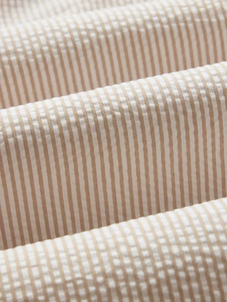 Jack Shirt- Sand Stripe Seersucker Taylor Stitch Shirts