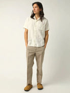 Striped Seersucker Shirt- White Corridor Shirts