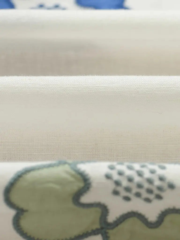 Didcot- Ecru And Multicolour Floral Applique Wax London Shirts