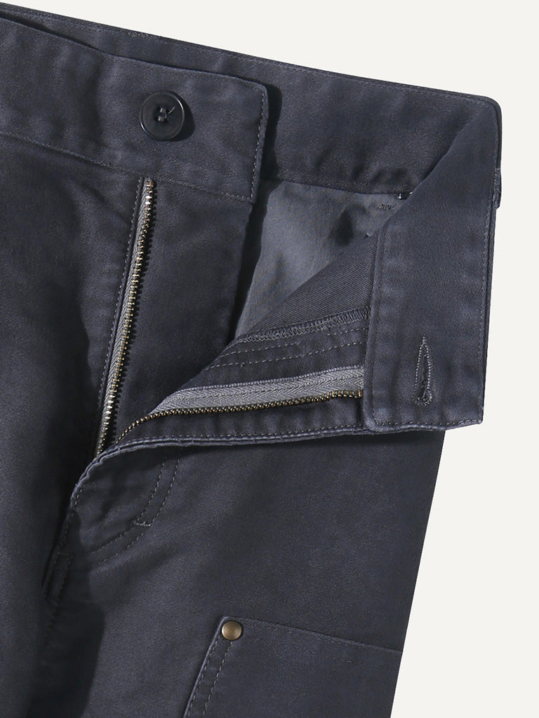 Percey Patch Carpenter Pants- Graphite Le Mont St Michel Pants