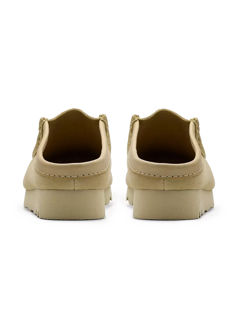 Wallabee Slip- Maple Suede Clarks