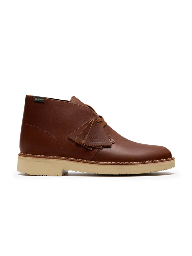 Desert Boot Gore Tex- Brown Leather Clarks Shoes