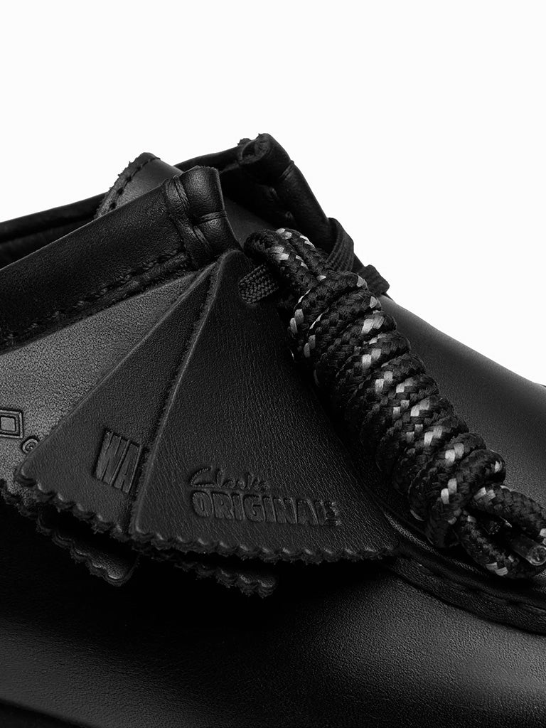 Wallabee Gore Tex- Black Clarks Shoes