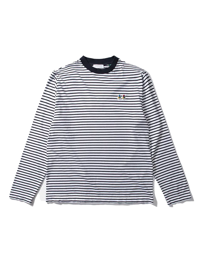 Special Duck Striped Tee- Navy - Eames NW