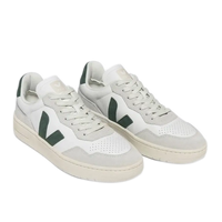 V-90 Leather- White/Cypress - Eames NW