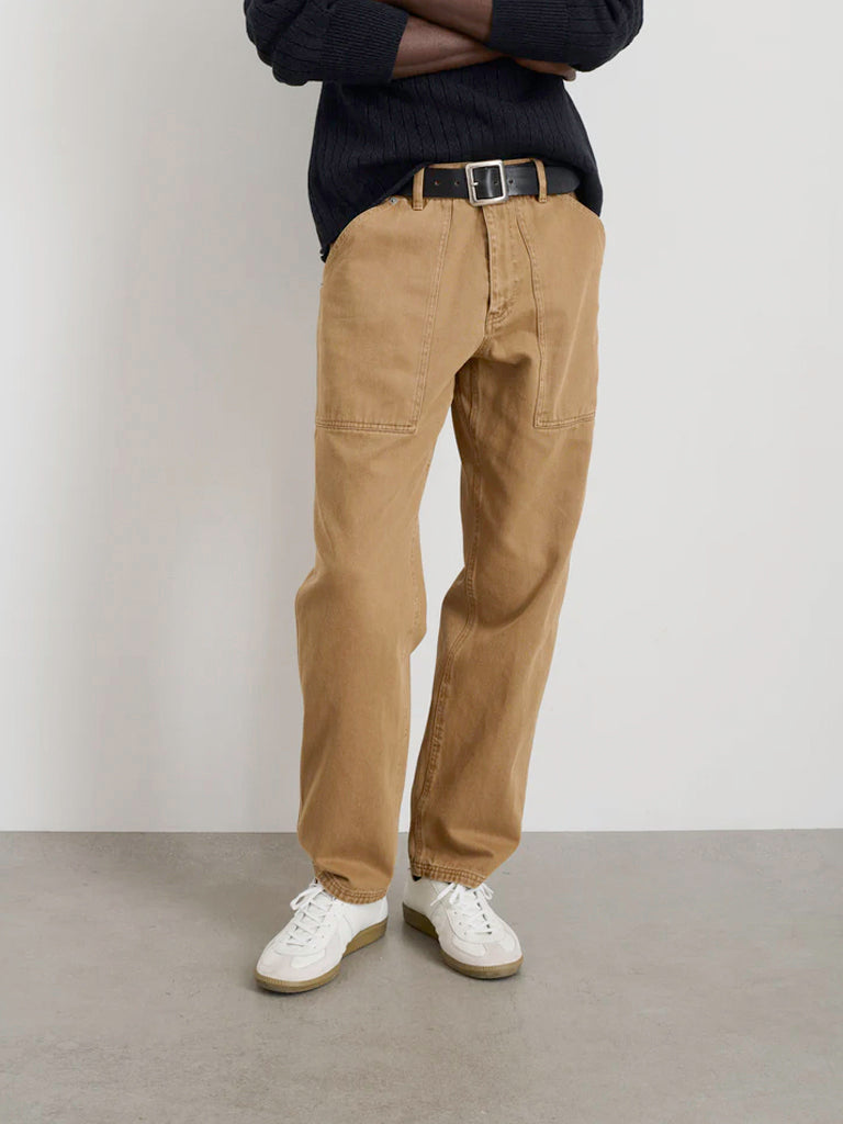 Painter Pant in Recycled Denim- Mountain Clay Alex Mill Pants