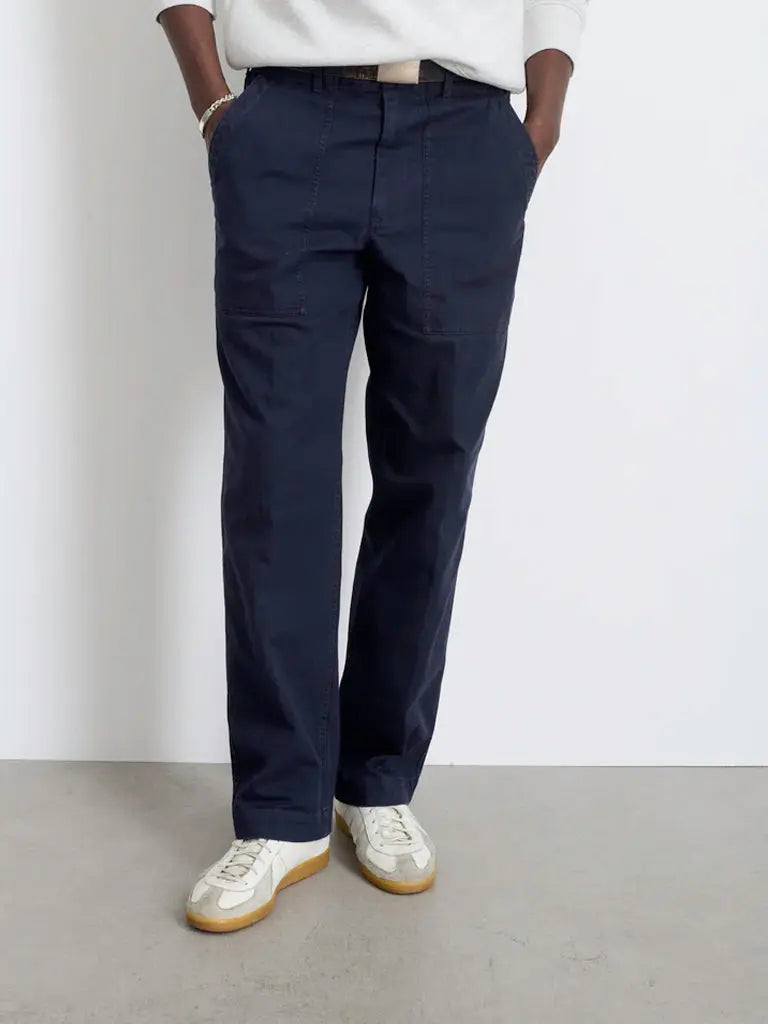 Field Pant Herringbone- Navy Alex Mill Pants