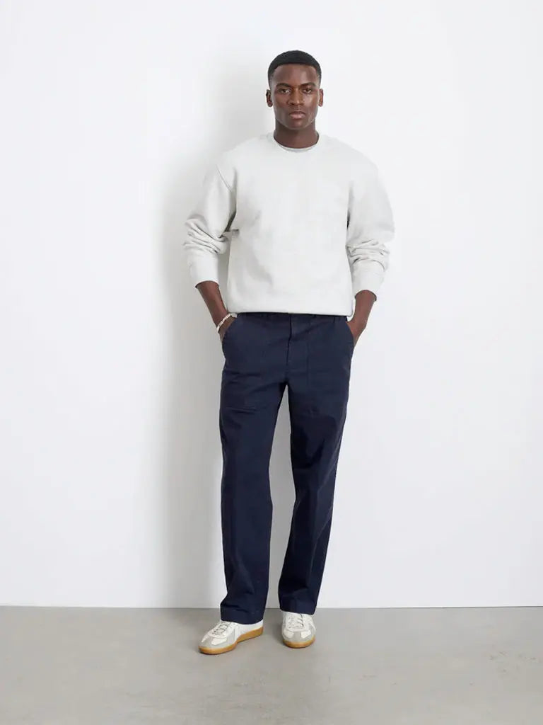 Field Pant Herringbone- Navy Alex Mill Pants