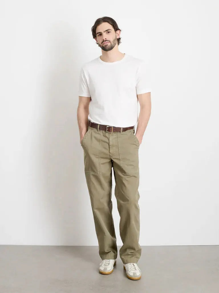 Field Pant Herringbone- Vintage Olive Alex Mill Pants