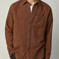 Cotton Flannel- Brown - Eames NW