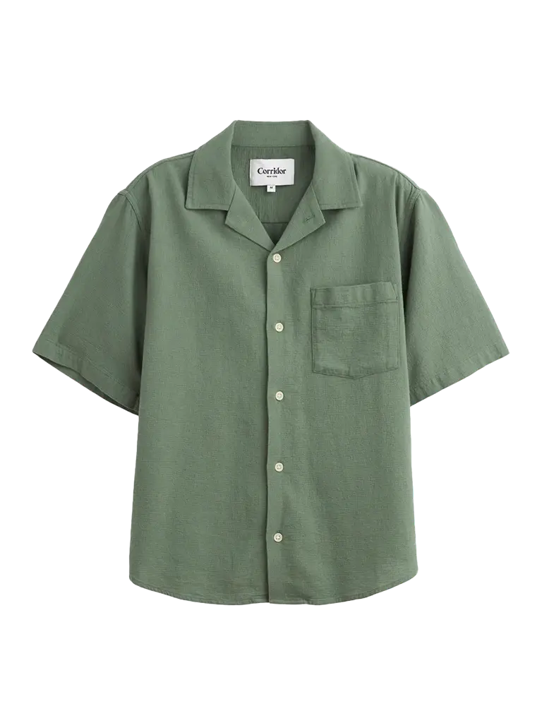 Hopsack- Seafoam Corridor Shirts