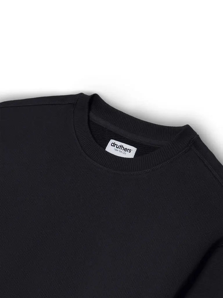 Heavyweight French Terry Crewneck- Caviar - Eames NW