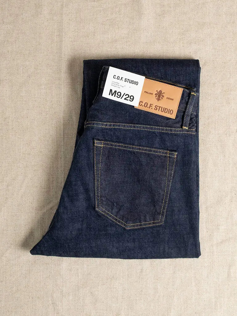 M9 14oz Regenerative Selvedge- Rinsed C.O.F. Studio Denim