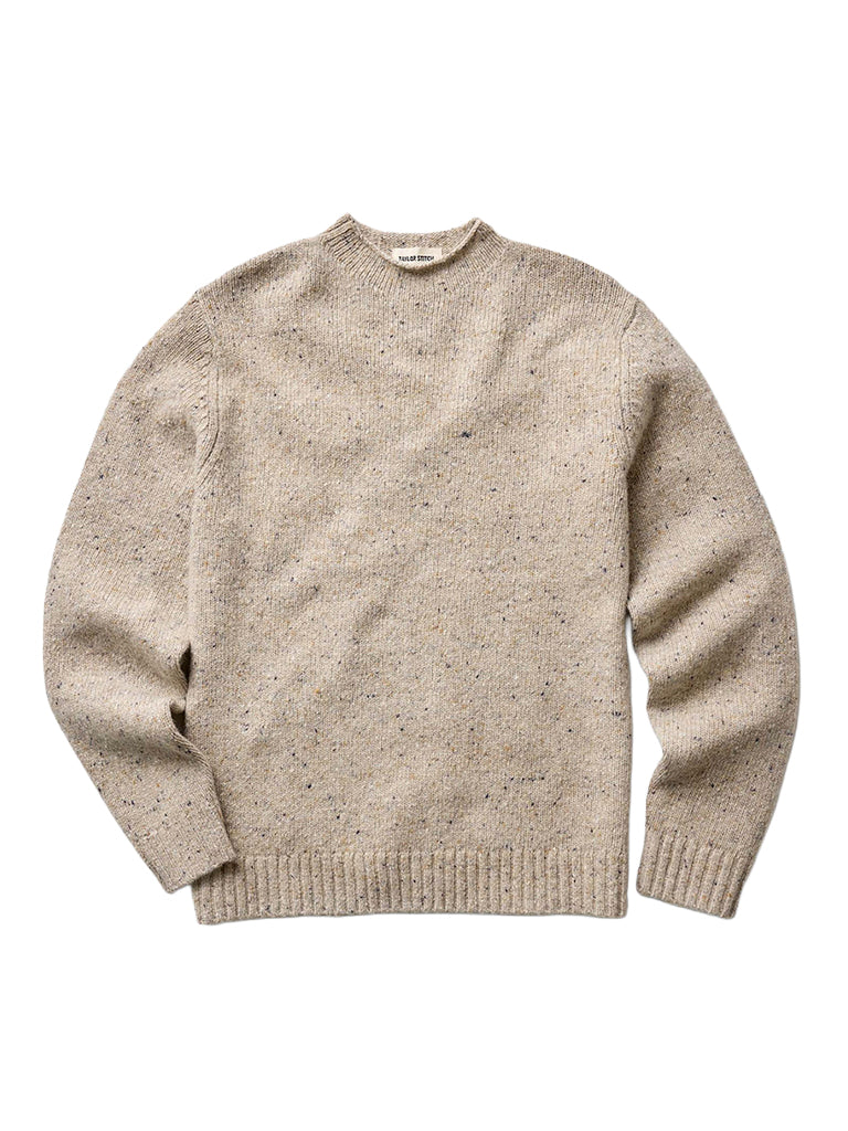 Seafarer Rollneck- Natural Donegal Taylor Stitch Sweaters