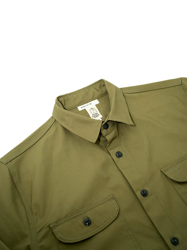 The Brace- Water Repelant Military Green Hiroshi Kato Shirts