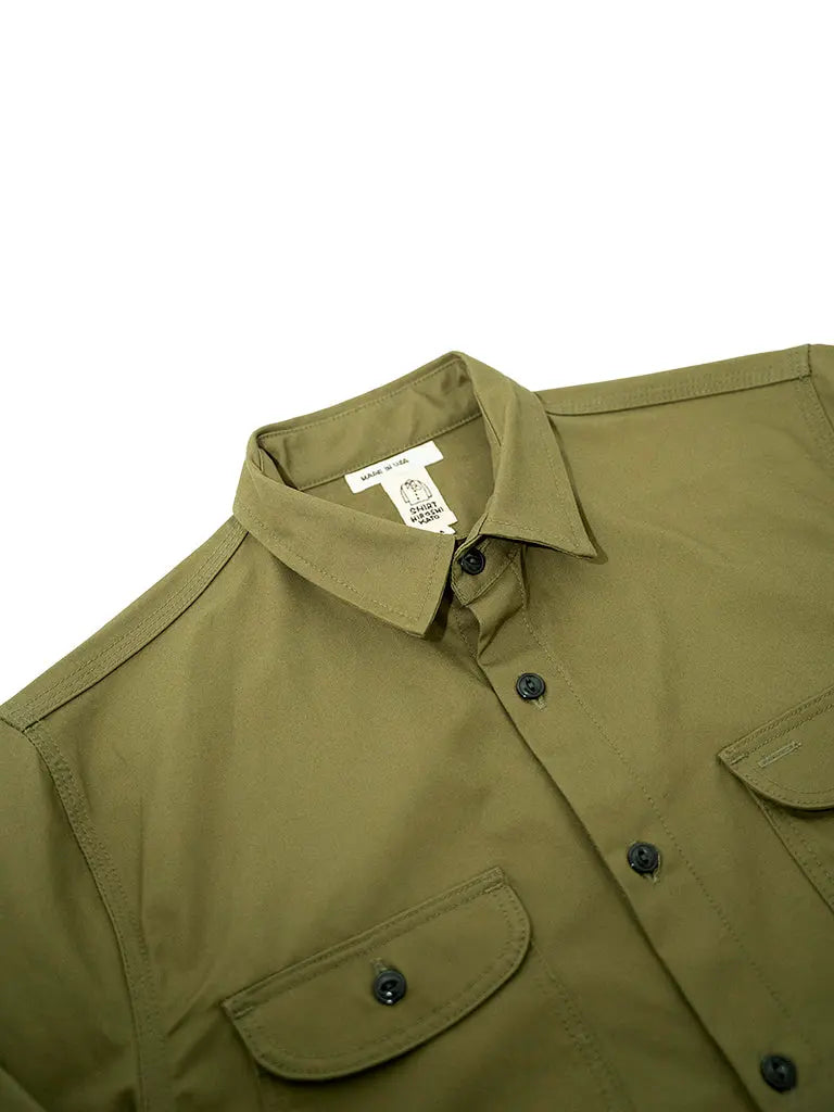 The Brace- Water Repelant Military Green Hiroshi Kato Shirts
