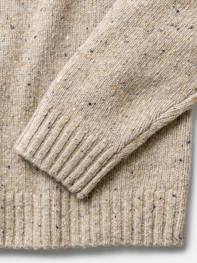 Seafarer Rollneck- Natural Donegal Taylor Stitch Sweaters