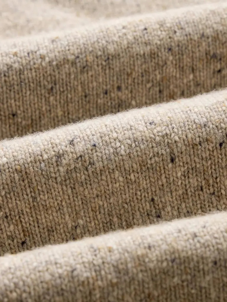 Seafarer Rollneck- Natural Donegal Taylor Stitch Sweaters