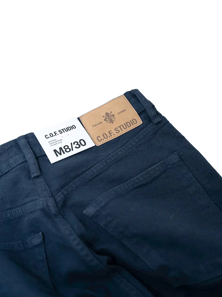 M8 Comfort Organic-Dark Navy C.O.F. Studio Denim