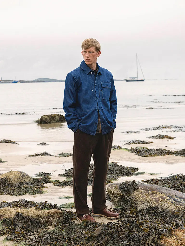 Barra Overshirt- Washed Denim Kestin Shirts