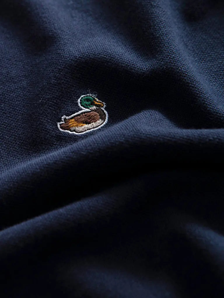 Duck Polo LS- Navy Edmmond Studios Shirts