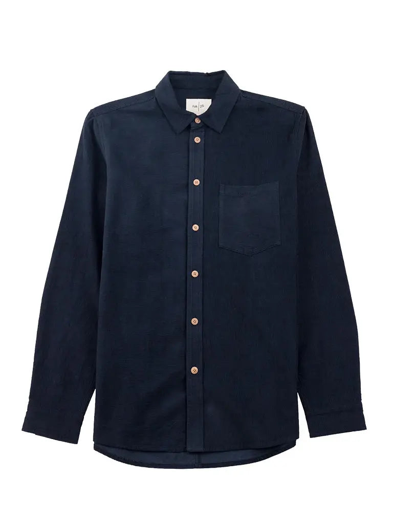 Direction Baby Cord Shirt- Dark Navy Folk Shirts