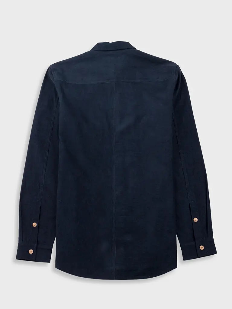 Direction Baby Cord Shirt- Dark Navy Folk Shirts