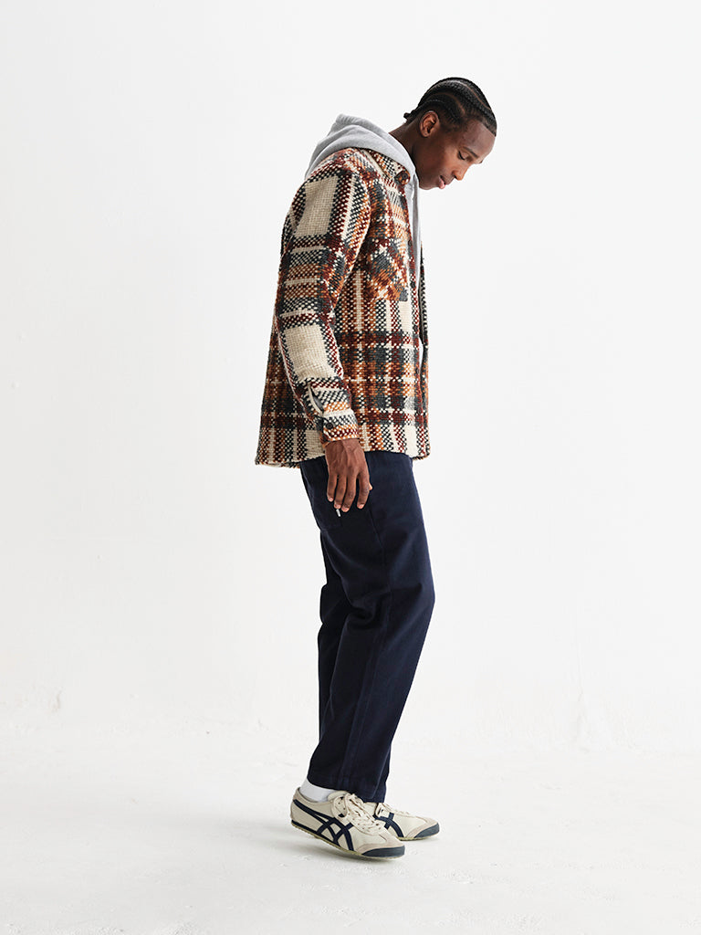 Whiting Overshirt- Ecru And Multicolour Wool Bobble Eames NW