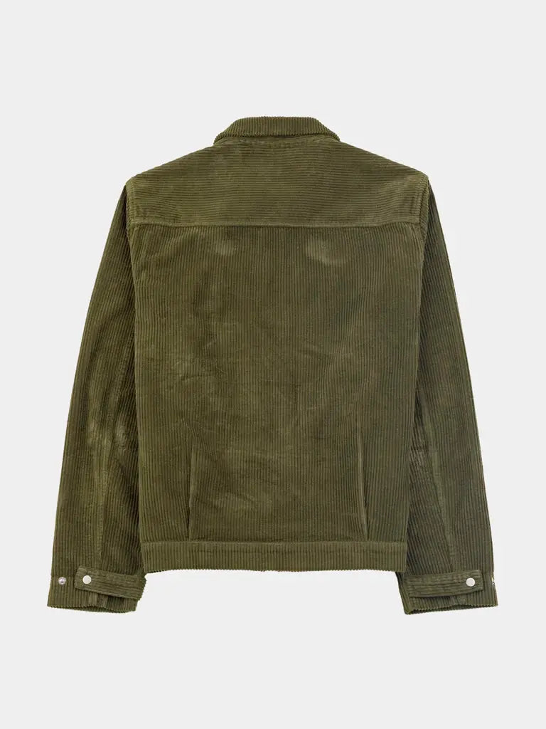 Signal Blouson- Olive Chunky Cord Folk Jackets