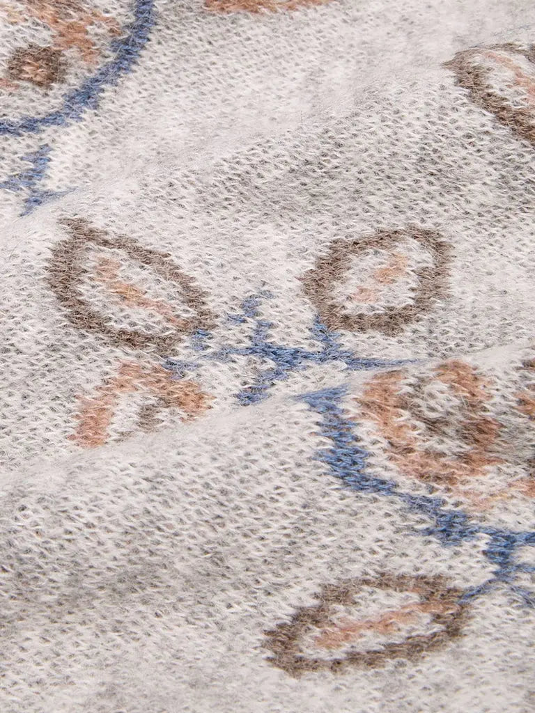 Maya Longsleeve Polo- Grey Corridor Sweaters