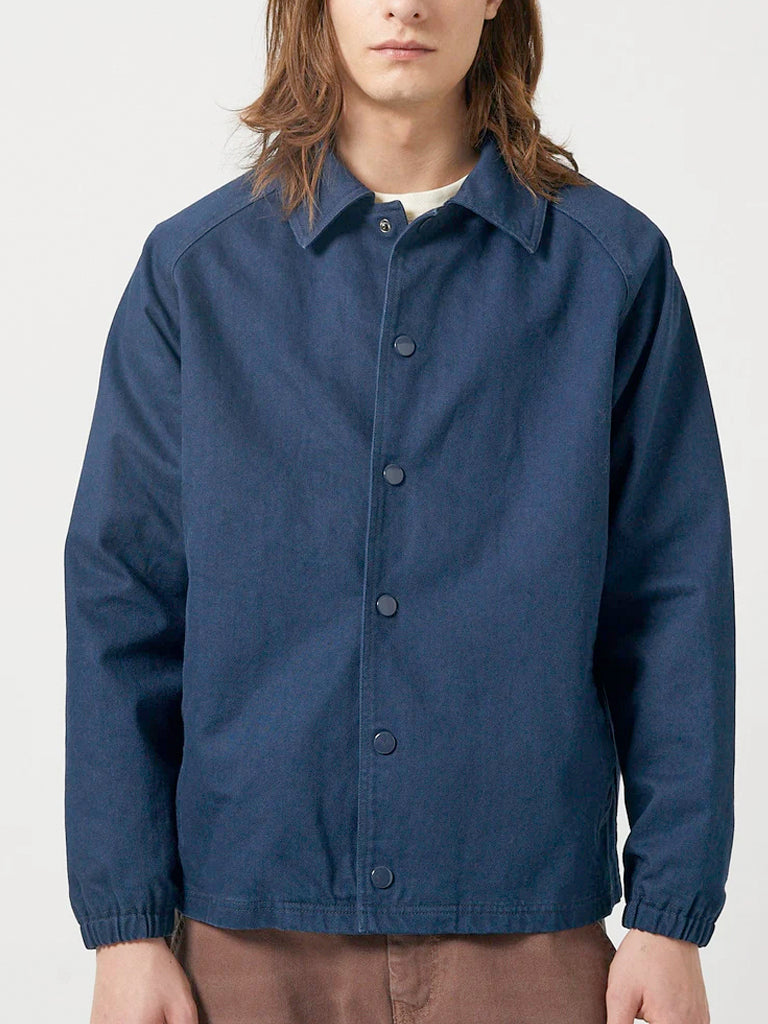 Garment Dyed Coaches Jacket- Navy Corridor Jackets