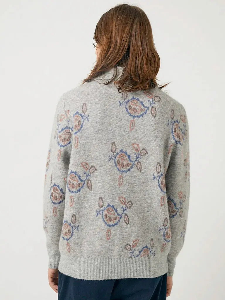 Maya Longsleeve Polo- Grey Corridor Sweaters