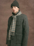 Ormiston Jacket- Moss Wool Herringbone Kestin Jackets