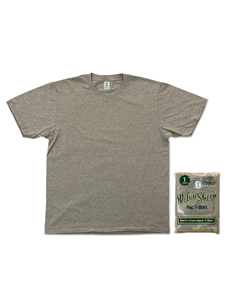 Big Fit Tubular Pack Tee- Heather Gray Velva Sheen Tee Shirts