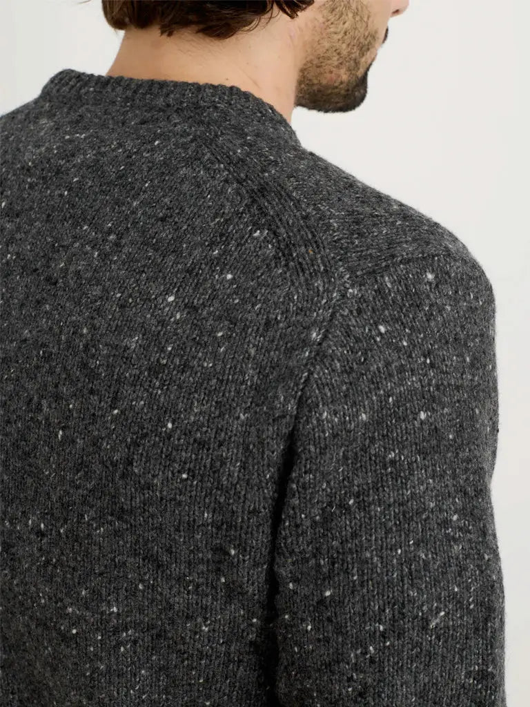 Donegal Crewneck- Charcoal Alex Mill Sweaters