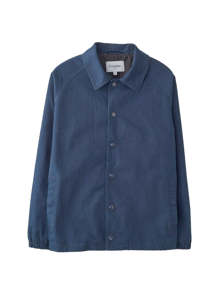 Garment Dyed Coaches Jacket- Navy Corridor Jackets