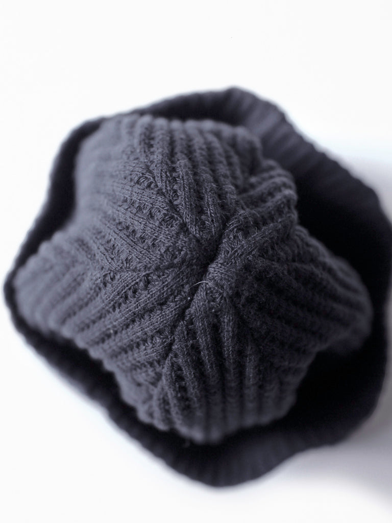 Waffle Knit Cap- Navy Jackman Hats