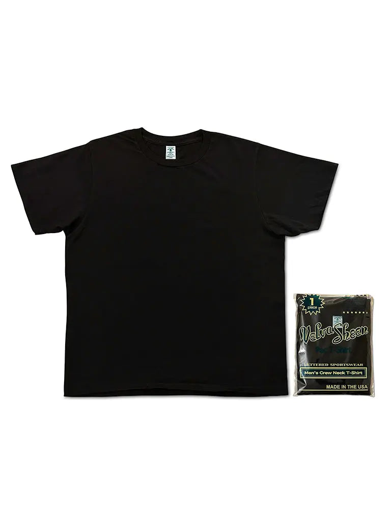 Big Fit Tubular Pack Tee- Black Velva Sheen Tee Shirts