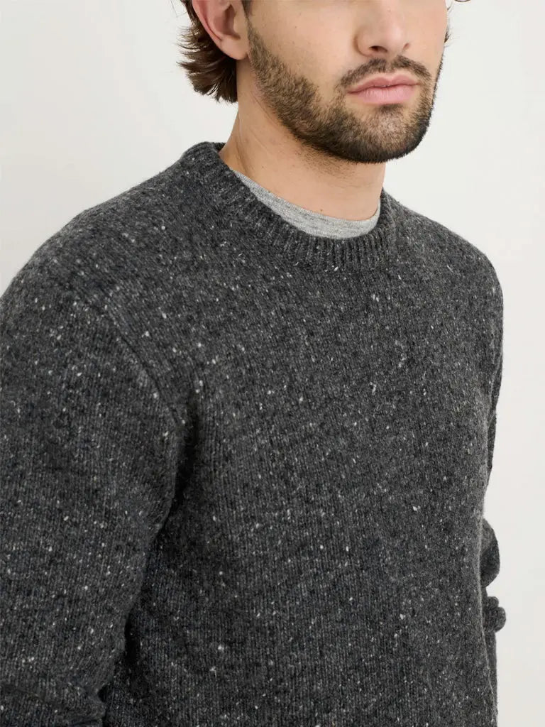Donegal Crewneck- Charcoal Alex Mill Sweaters