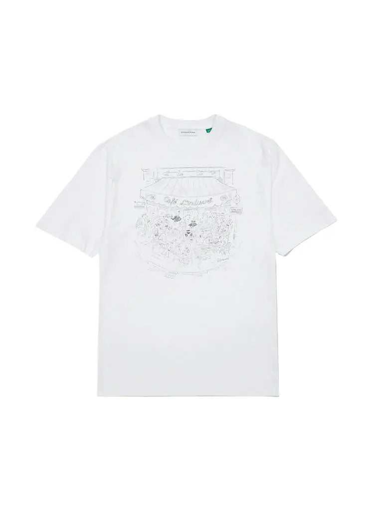 L'Indiscret Shirt- White Edmmond Studios Tee Shirts