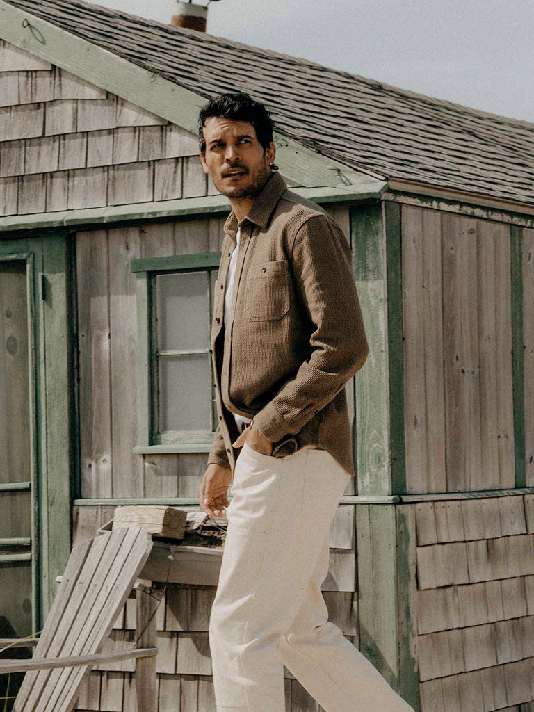 Utility Shirt- Cypress Sashiko Taylor Stitch Shirts