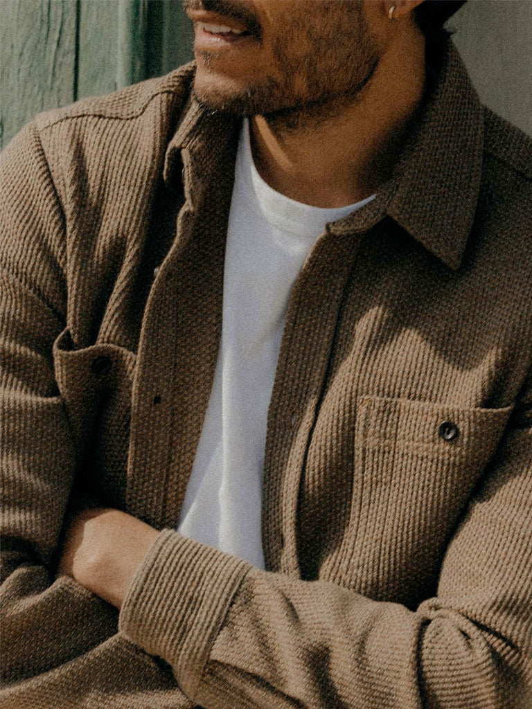 Utility Shirt- Cypress Sashiko Taylor Stitch Shirts