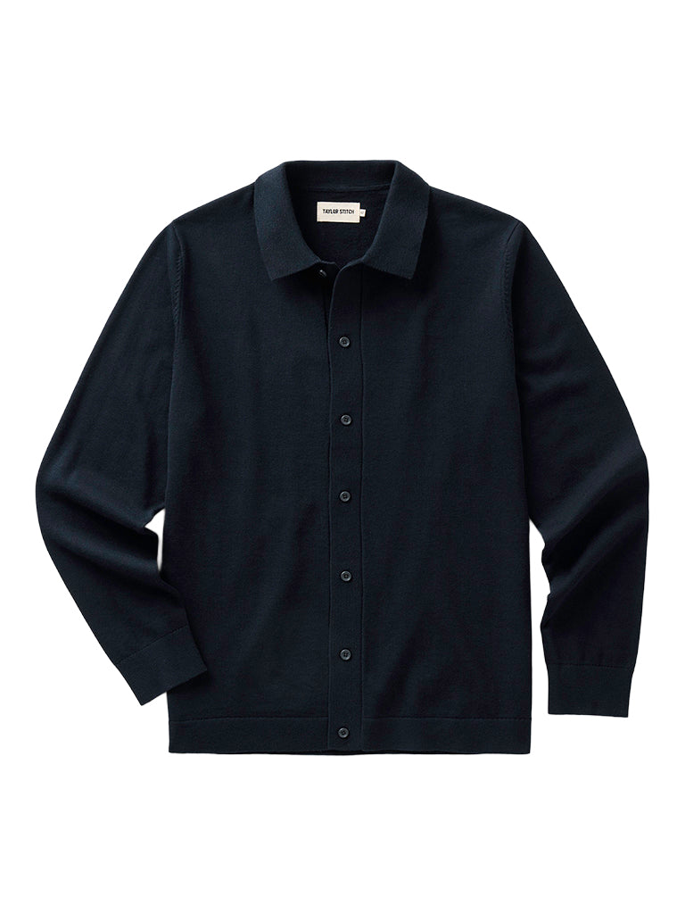 Nichols Polo- Nocturne Cotton Cashmere Taylor Stitch Sweaters