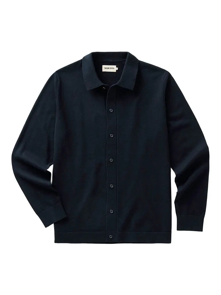 Nichols Polo- Nocturne Cotton Cashmere Taylor Stitch Sweaters
